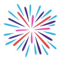 Colourful fireworks icon. png