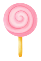 lolly snoep waterverf icoon. png