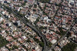 ciudad de méxico vista aérea paisaje urbano panorama foto