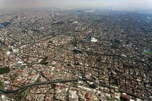 ciudad de méxico vista aérea paisaje urbano panorama foto