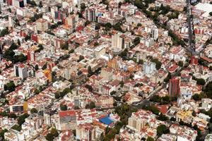 ciudad de méxico vista aérea paisaje urbano panorama foto