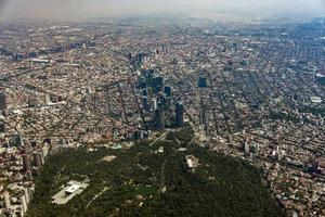 mexico city aerial view cityscape panorama photo