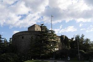 Triest Italy San Giusto Castle full panorama photo