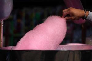 Cotton candy close up photo