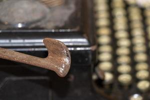 old typewriter rusted and dust covered photo