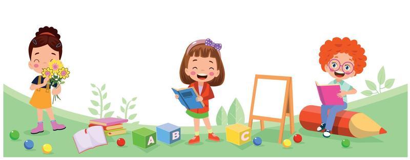 Free kids school - Vector Art Free kids school - Vector Art