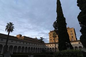 ROME, ITALY. NOVEMBER 22 2019 - Bath of Diocletian in Rome photo