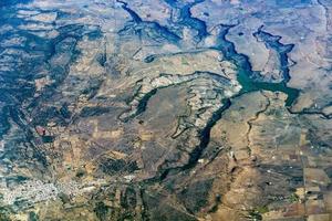 montañas cañones plateu tierras altas ciudad de méxico vista aérea paisaje urbano panorama foto