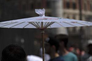 paraguas japonés de papel foto