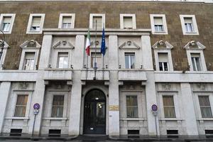 Roma, Italia. 22 de noviembre de 2019 - edificio judicial del consiglio superiore della magistratura en roma foto