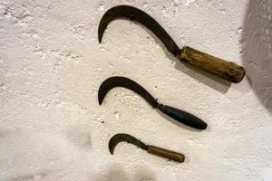 old sickle knife tool photo