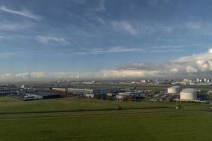 área de construcción y operación del aeropuerto de schiphol amsterdam foto