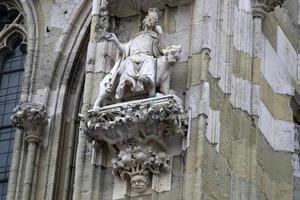 detalle de la catedral de la cúpula de regensburg en alemania sitio de la unesco foto