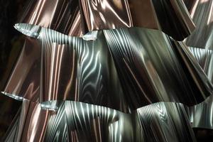 metallic tree abstract background photo