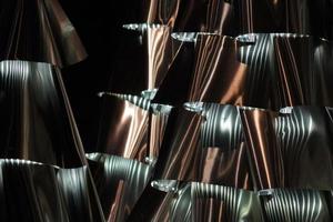 metallic tree abstract background photo