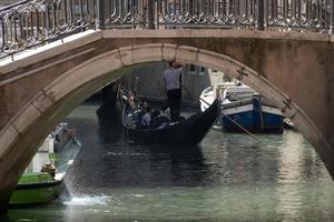 VENICE, ITALY - SEPTEMBER 15 2019 - Gondola ride in Venice photo