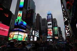 NEW YORK, USA - MAY 25 2018 - Times square full of people photo