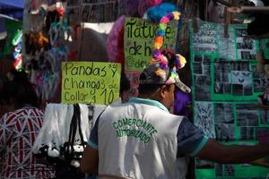 MEXICO CITY, FEBRUARY 3 2019 - Town park Chapultepec crowded of people on sunday photo