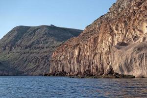 baja california sur cortez sea rocks photo