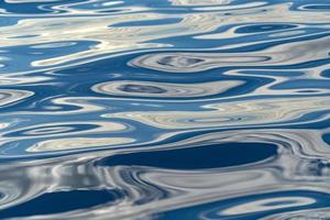 Natural shape of water colors blue ocean background texture photo