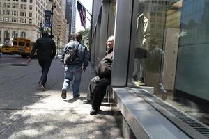 NEW YORK, USA - MAY 6 2019 - 5th Avenue full of people photo