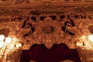 VENICE, ITALY - SEPTEMBER 15 2019 - La Fenice Theater interior view photo
