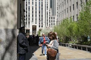 NEW YORK, USA - MAY 6 2019 - 5th Avenue full of people photo