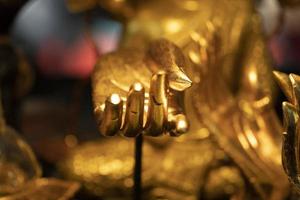 Buddah golden hand photo