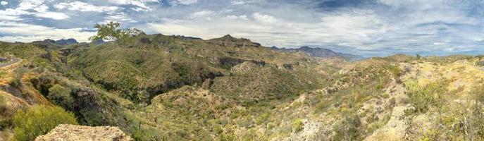 baja california sur road to loreto sierra mountains landscape Mexico photo