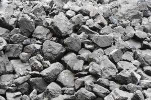 Coal stones for steam engine train photo