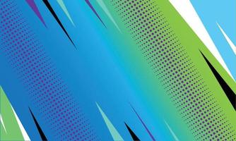 Blue Green Abstract Gradient with Halftone Element Background vector