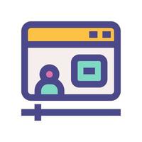 webinar icon for your website, mobile, presentation, and logo design. vector