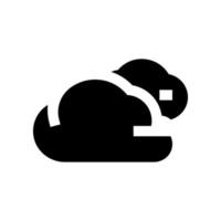 icono de nube para su sitio web, móvil, presentación y diseño de logotipo. vector