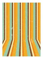 Vintage Striped Backgrounds, Posters, Banner Samples, Retro Colors from the 1970s, Retro Perspective Lines vector