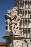 Pisa leaning tower unusual view photo