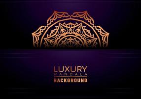 Luxury ornamental mandala background, arabesque style vector