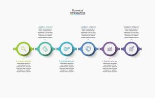 Business data visualization. timeline infographic icons designed for abstract background template vector