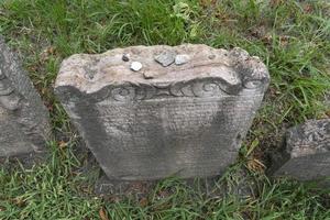 jewish old cemetery in prague photo