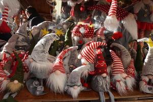 TRENTO, ITALY - DECEMBER 9, 2017 - People at traditional christmas market photo