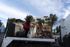 LA PAZ, MEXICO - FEBRUARY 22 2020 - Traditional Baja California Carnival photo