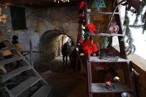 RANGO, ITALY - DECEMBER 8, 2017 - People at traditional christmas market photo