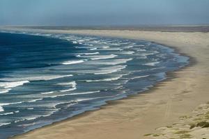 océano pacífico scorpion bay road baja california aéreo foto