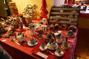 RANGO, ITALY - DECEMBER 8, 2017 - People at traditional christmas market photo