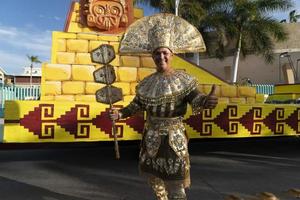 LA PAZ, MEXICO - FEBRUARY 22 2020 - Traditional Baja California Carnival photo