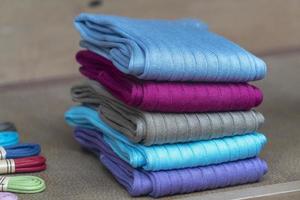 different colors wool fashion pullovers photo
