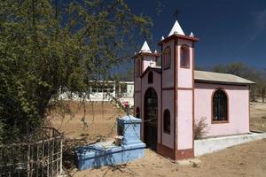 old mexican graveyard in el triunfo mining village baja california sur photo