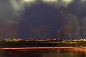 abstract light painting airport photo