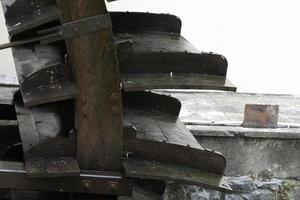 mill wheel in prague photo