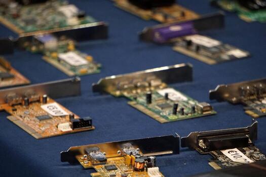 old computer component photo