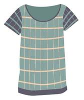 Pajama for men or women, sleepwear tshirt trend vector